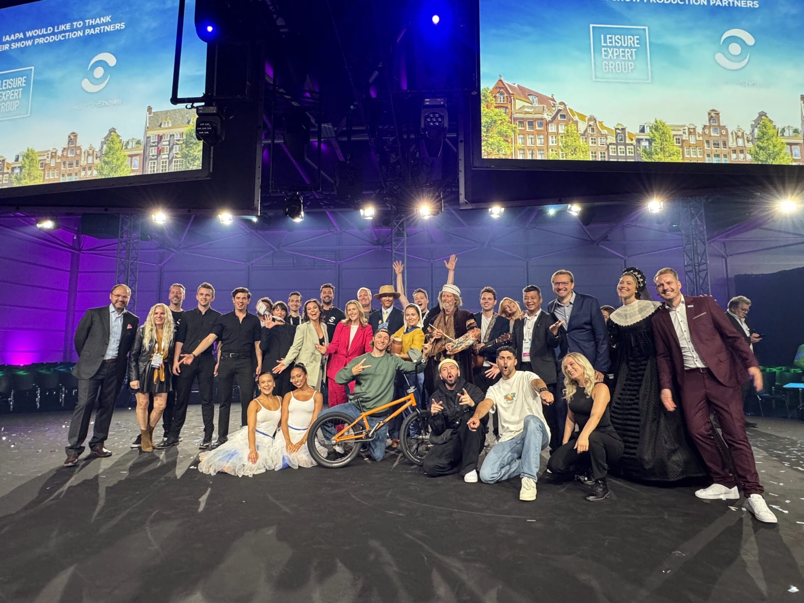 Group photo opening ceremony IAAPA Amsterdam Group photo opening ceremony IAAPA Amsterdam